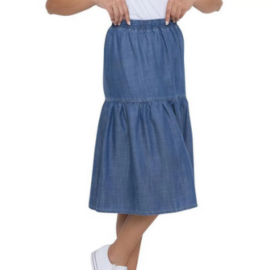 Saia midi feminina